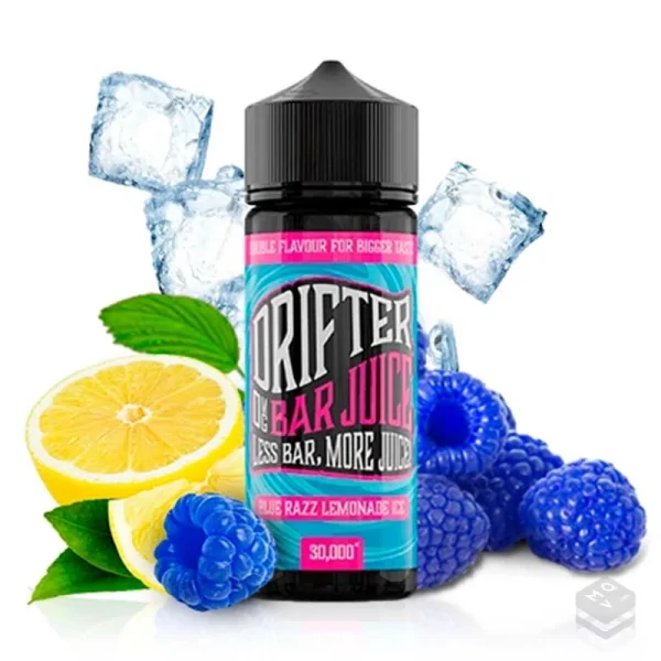 FLAVOUR DRIFTER BAR BLUE RAZZ LEMONADE ICE JUICE SAUZ 24ML LONGFILL