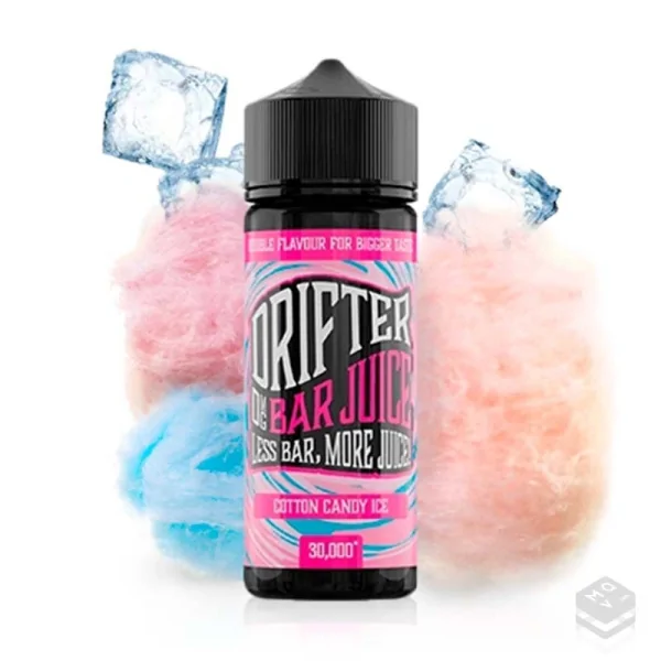 FLAVOUR DRIFTER BAR COTTON CANDY ICE JUICE SAUZ 24ML LONGFILL
