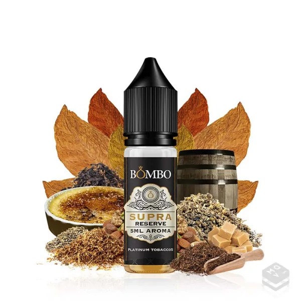 FLAVOUR SUPRA RESERVE PLATINUM TOBACCOS BY BOMBO 5ML MINILONGFILL