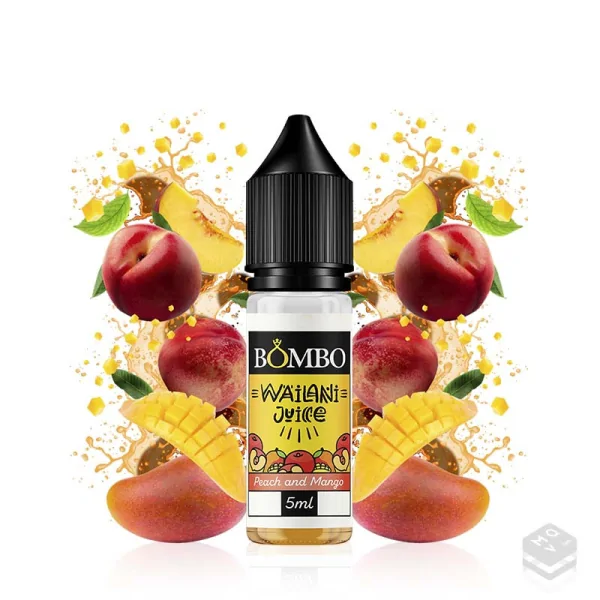 FLAVOUR PEACH AND MANGO WAILANI JUICE BY BOMBO 5ML