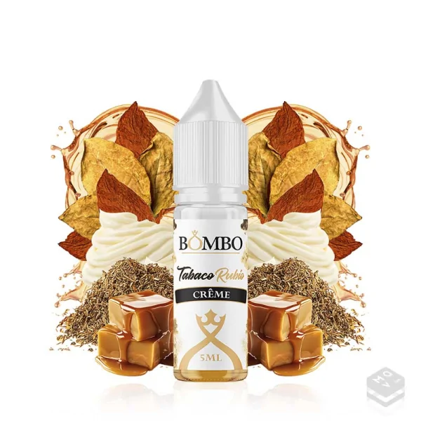 AROMA TABACO RUBIO CREME BOMBO ELIQUIDS 5ML MINILONGFILL