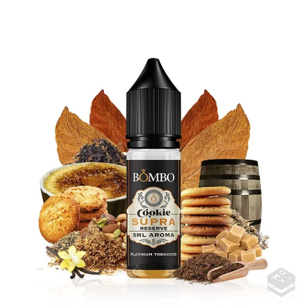 AROMA COOKIE SUPRA RESERVE PLATINUM TOBACCOS BY BOMBO 5ML MINILONGFILL