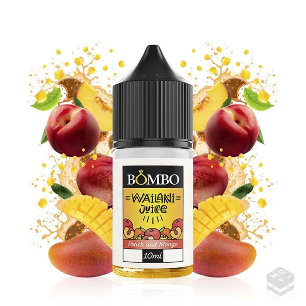FLAVOUR PEACH AND MANGO WAILANI JUICE BY BOMBO 10ML
