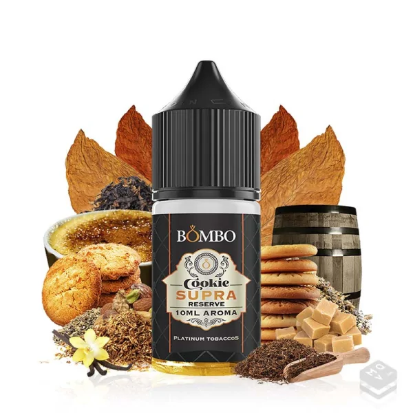 AROMA COOKIE SUPRA RESERVE PLATINUM TOBACCOS BY BOMBO 10ML MINILONGFILL