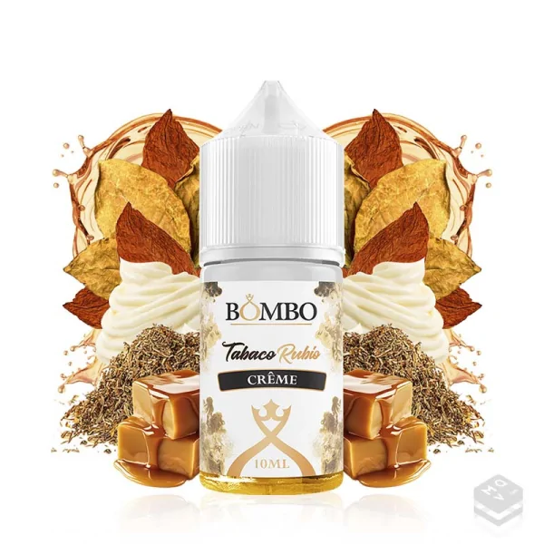 FLAVOUR TABACO RUBIO CREME BOMBO ELIQUIDS 10ML MINILONGFILL