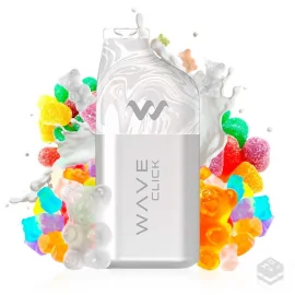 POD DESECHABLE BUD VAPE WAVE CLICK GUMMY BEARS 20MG