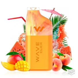 DISPOSABLE POD BUD VAPE WAVE CLICK CARIBBEAN MIX 20MG