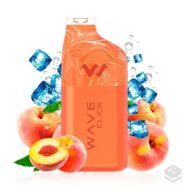 POD DESECHABLE BUD VAPE WAVE CLICK PEACH ICE 20MG