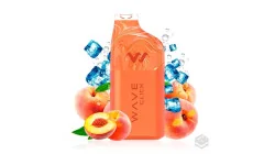 DISPOSABLE POD BUD VAPE WAVE CLICK PEACH ICE 20MG