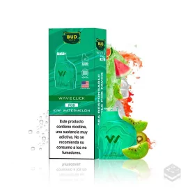 2 x CARTUCHOS PRECARGADOS WAVE CLICK KIWI WATERMELON BUD VAPE 20MG