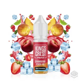 AROMA STRAWBERRY PEACH ICE KINGS CREST 5ML MINILONGFILL