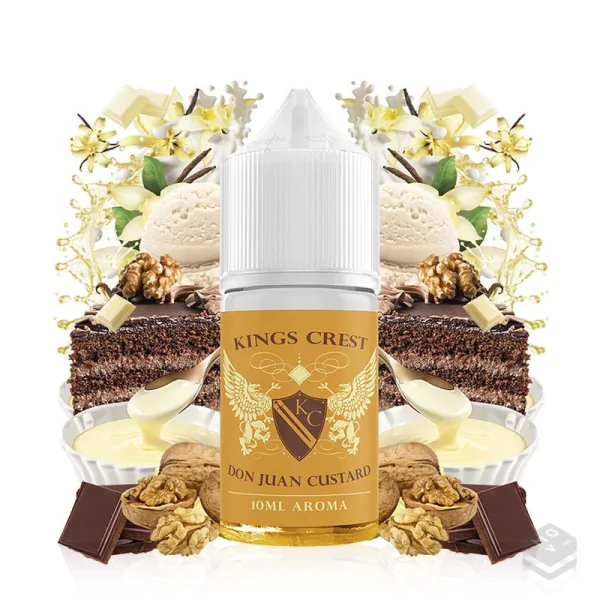 FLAVOUR DON JUAN CUSTARD KINGS CREST 10ML MINILONGFILL