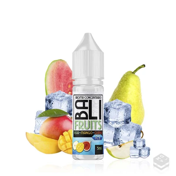 FLAVOUR ICE PEAR MANGO GUAVA BALI FRUITS KINGS CREST 5ML MINILONGFILL