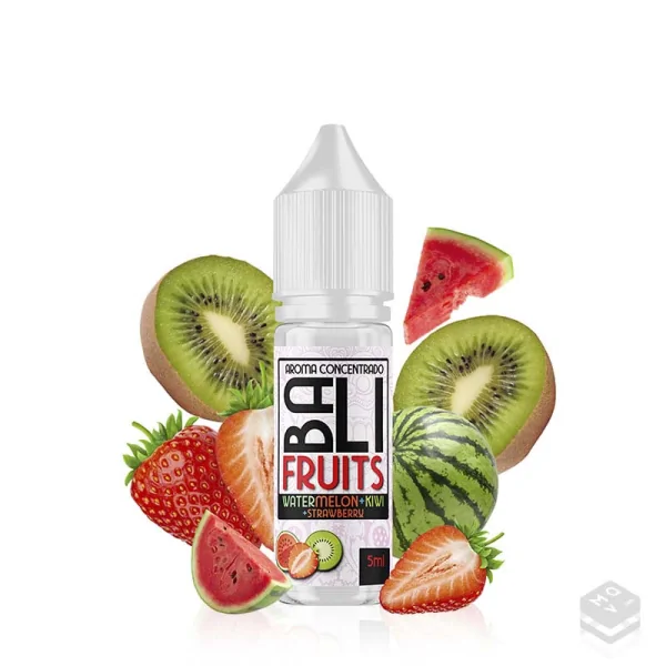 AROMA WATERMELON KIWI STRAWBERRY BALI FRUITS KINGS CREST 5ML MINILONGFILL