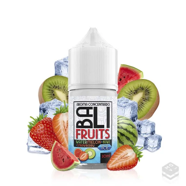 AROMA ICE WATERMELON KIWI STRAWBERRY BALI FRUITS KINGS CREST 10ML MINILONGFILL