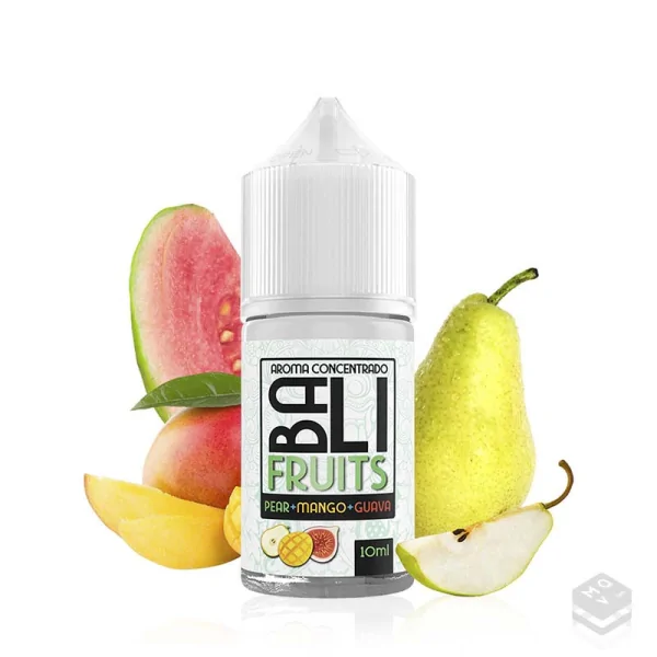 AROMA PEAR MANGO GUAVA BALI FRUITS KINGS CREST 10ML MINILONGFILL