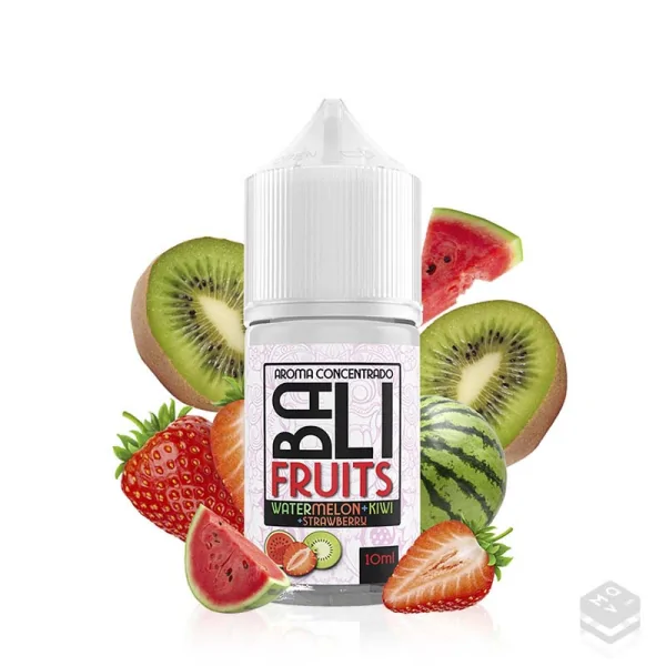 FLAVOUR WATERMELON KIWI STRAWBERRY BALI FRUITS KINGS CREST 10ML MINILONGFILL