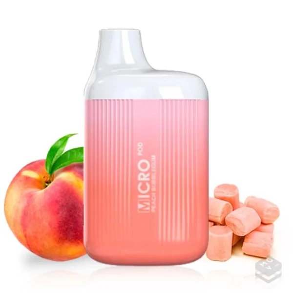 POD DESECHABLE PEACH BUBBLEGUM MICRO POD 2ML