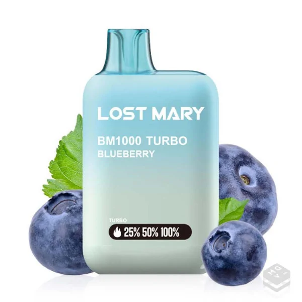 VAPER DESECHABLE BLUEBERRY LOST MARY BM1000 20MG 2ML