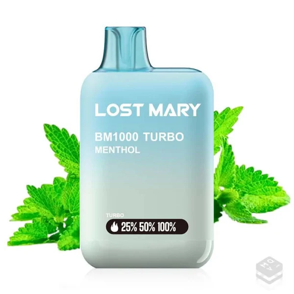 VAPER DESECHABLE MENTHOL LOST MARY BM1000 20MG 2ML