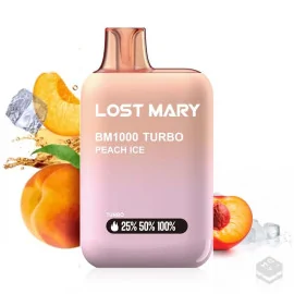 VAPER DESECHABLE PEACH ICE LOST MARY BM1000 20MG 2ML