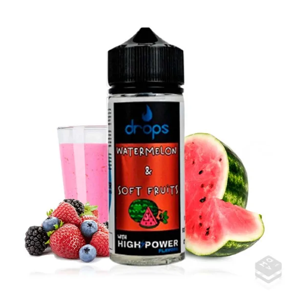 AROMA WATERMELON & SOFT FRUITS DROPS 16ML LONGFILL