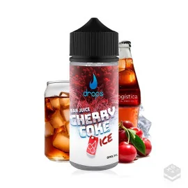 FLAVOUR BAR JUICE CHERRY COKE ICE DROPS 16ML LONGFILL VAPE