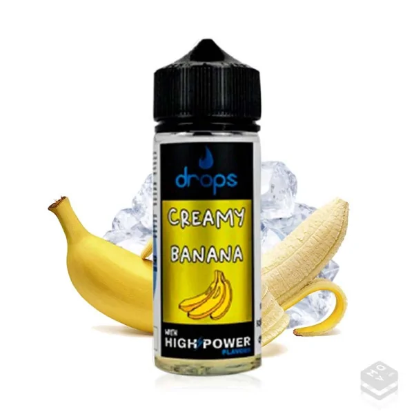 FLAVOUR CREAMY BANANA DROPS 16ML LONGFILL VAPE