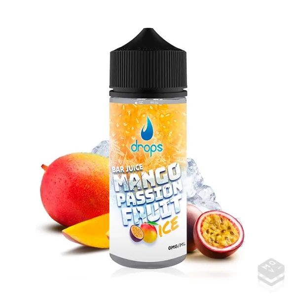 AROMA BAR JUICE MANGO PASSION FRUIT ICE DROPS 16ML LONGFILL