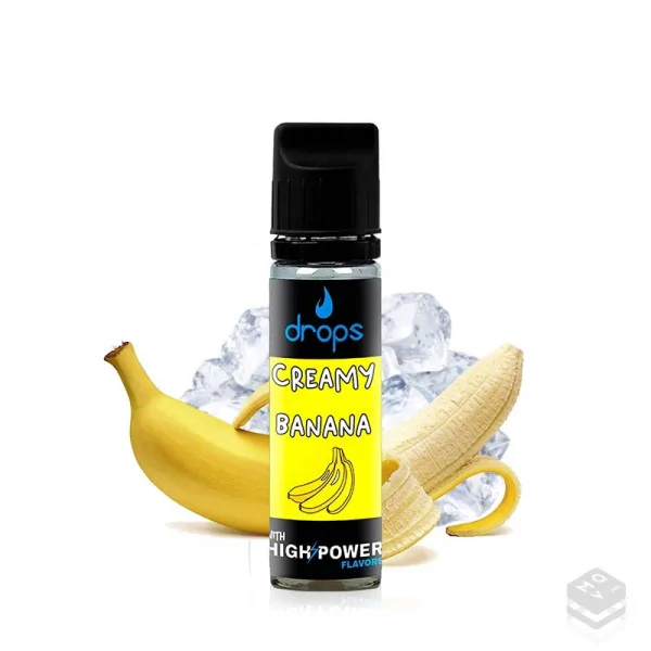 FLAVOUR CREAMY BANANA DROPS 8ML LONGFILL VAPE