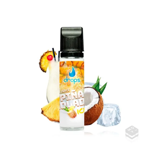 FLAVOUR BAR JUICE PIÑA COLADA ICE DROPS 8ML LONGFILL VAPE