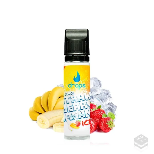 AROMA BAR JUICE STRAWBERRY BANANA ICE DROPS 8ML LONGFILL
