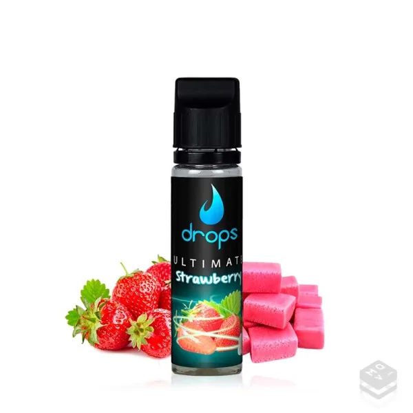 FLAVOUR ULTIMATE STRAWBERRY DROPS 8ML LONGFILL VAPE