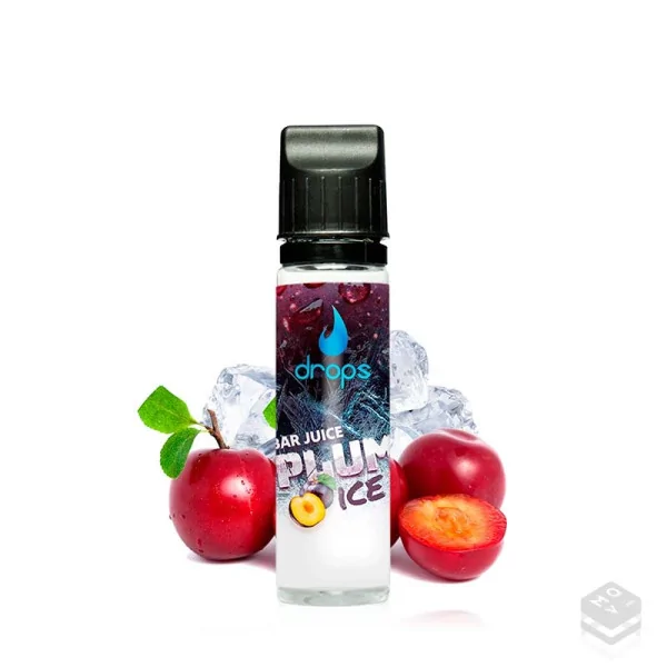 FLAVOUR BAR JUICE PLUM ICE DROPS 8ML LONGFILL VAPE