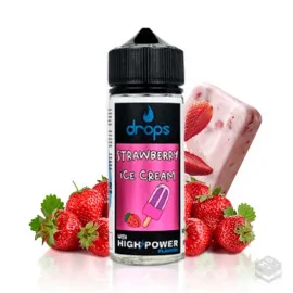 AROMA STRAWBERRY ICE CREAM DROPS 16ML LONGFILL