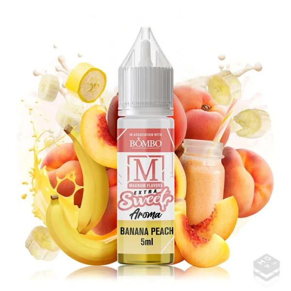 AROMA BANANA PEACH MAGNUM VAPE 5ML MINILONGFILL