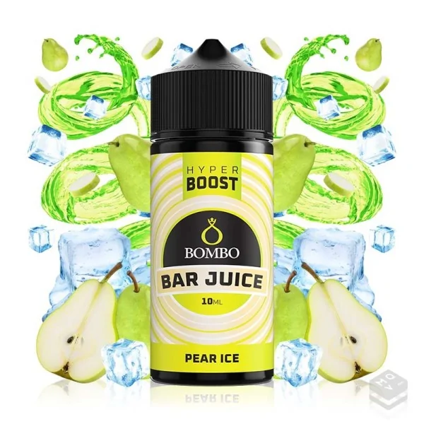FLAVOUR PEAR ICE BAR JUICE HYPER BOOST BOMBO ELIQUIDS 10ML LONGFILL