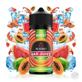 FLAVOUR WATERMELON PAPAYA ICE BAR JUICE HYPER BOOST BOMBO ELIQUIDS 5ML LONGFILL