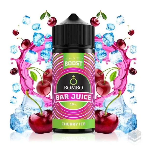 AROMA CHERRY ICE BAR JUICE HYPER BOOST BOMBO ELIQUIDS 10ML LONGFILL