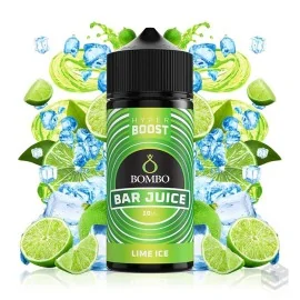 AROMA LIME ICE BAR JUICE HYPER BOOST BOMBO ELIQUIDS 10ML LONGFILL