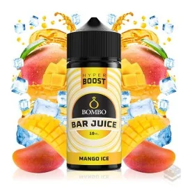 AROMA MANGO ICE BAR JUICE HYPER BOOST BOMBO ELIQUIDS 10ML LONGFILL