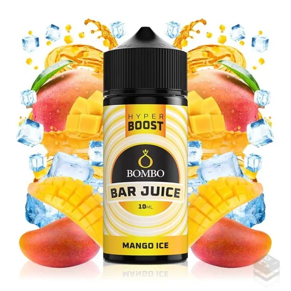 FLAVOUR MANGO ICE BAR JUICE HYPER BOOST BOMBO ELIQUIDS 10ML LONGFILL