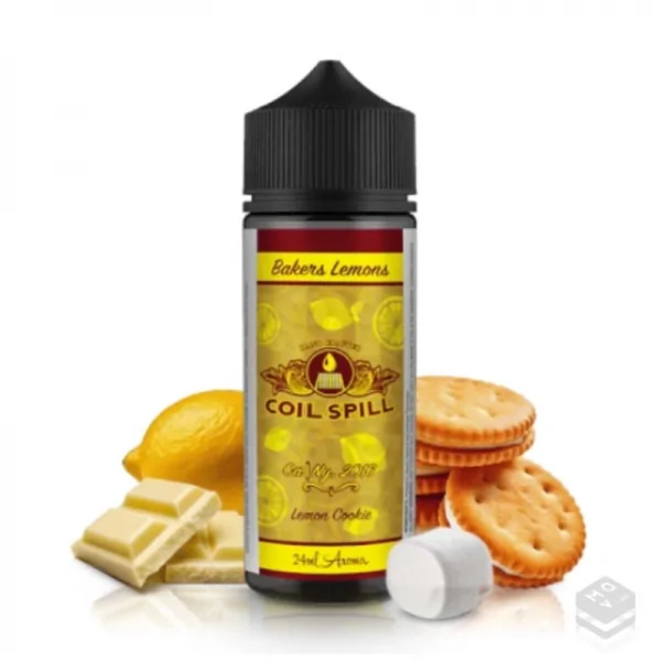 FLAVOUR BAKERS LEMONS COIL SPILL 24ML LONGFILL