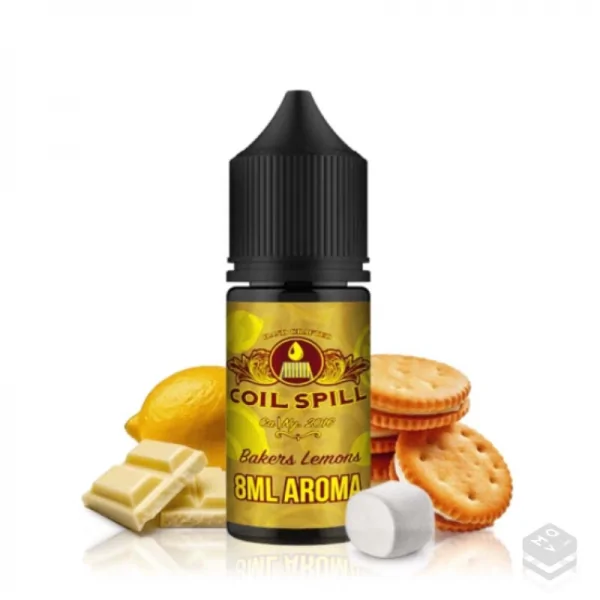 FLAVOUR BAKERS LEMONS COIL SPILL 8ML MINILONGFILL