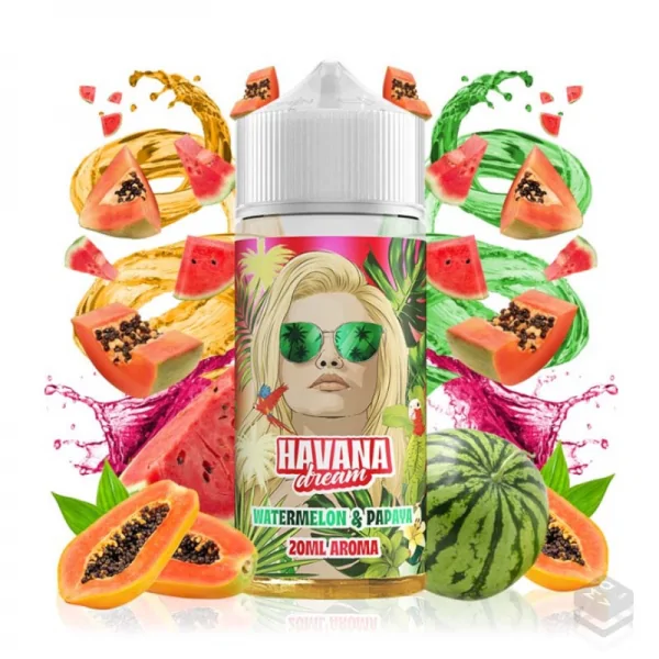 FLAVOUR WATERMELON PAPAYA HAVANA DREAM 20ML LONGFILL
