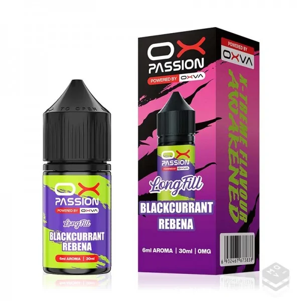 AROMA BLACKCURANT REBENA OXVA OX PASSION 6ML MINILONGFILL