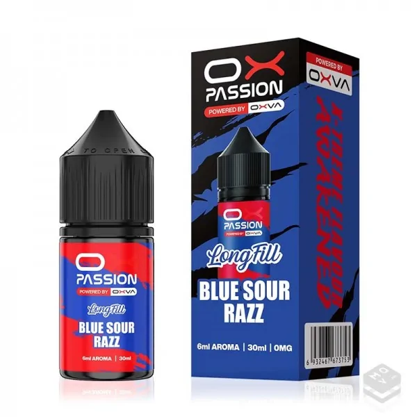 FLAVOUR BLUE SOUR RAZZ OXVA OX PASSION 6ML MINILONGFILL