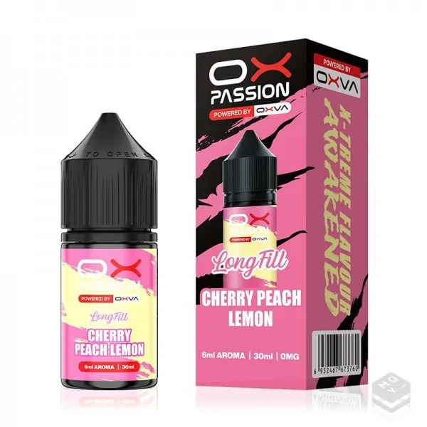 AROMA CHERRY PEACH LEMON OXVA OX PASSION 6ML MINILONGFILL