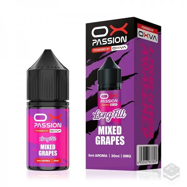 FLAVOUR MIXED GRAPE OXVA OX PASSION 6ML MINILONGFILL