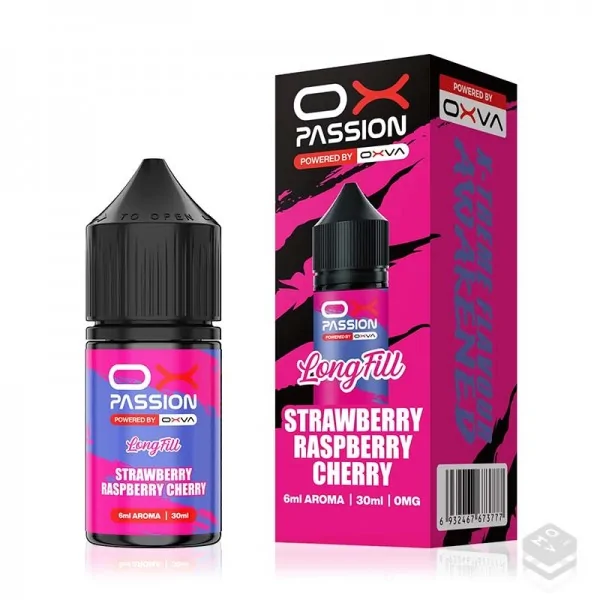 AROMA STRAWBERRY RASPBERRY CHERRY OXVA OX PASSION 6ML MINILONGFILL